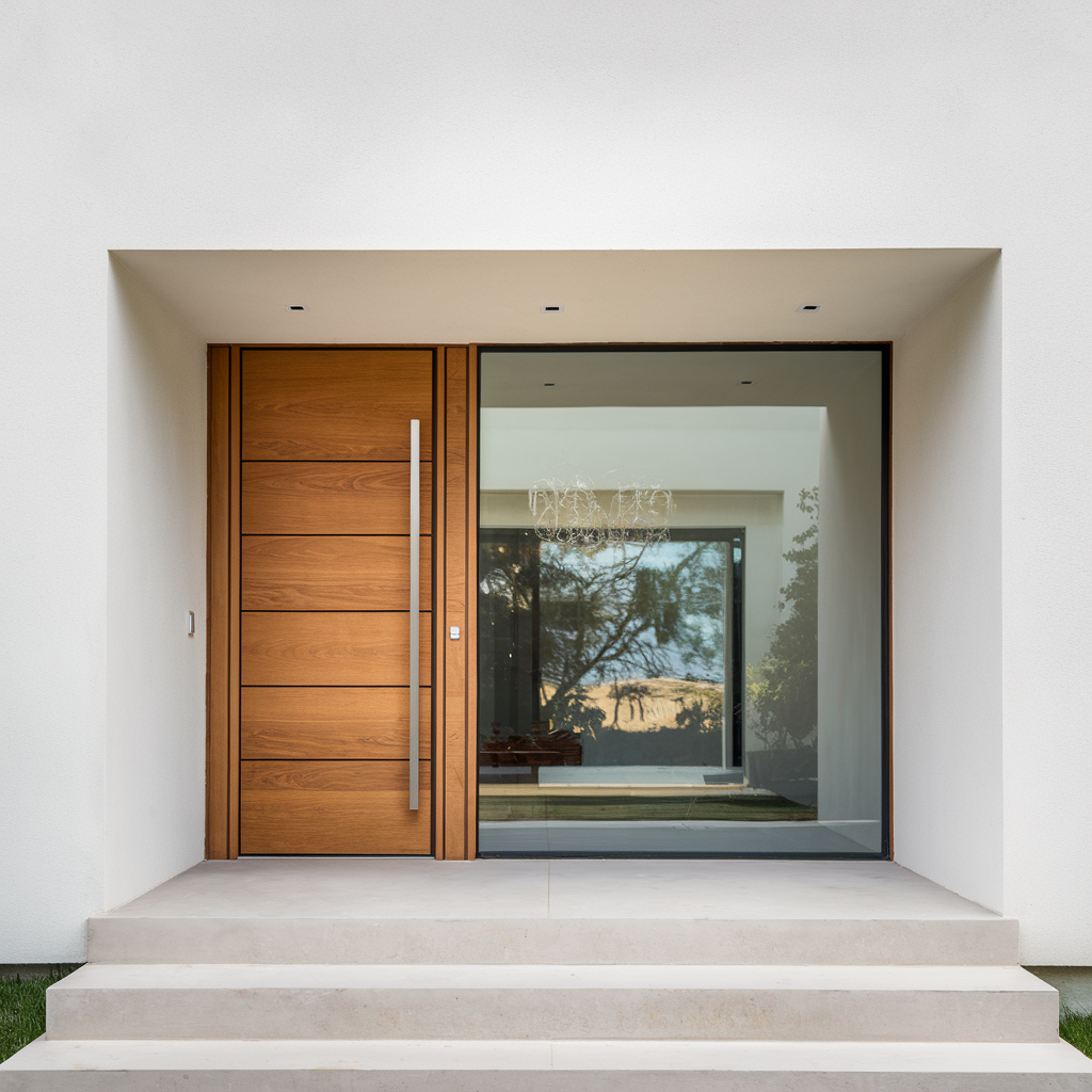a-photo-of-a-modern-house-entrance-with-a-sleek-te-J62r5AaLTp2YH56lxZGo0A-rZ4j8EJoRduFBiPU31Nd9g